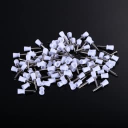 100pcs/box Dental Polishing Cup Latch Type Rubber Tooth Polish Polishing Brush Prophy Cup for Low Speed Handpiece Oral Hygiene