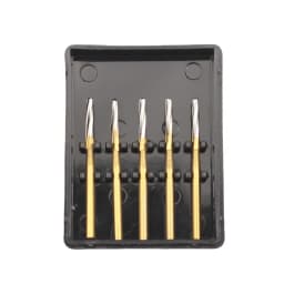 5pcs/box Dental Carbide Drill 25mm 28mm Tungsten Bone Cutters Finishing Burs Tooth Extraction Burs for High Speed Handpiece