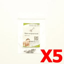 5Pack AG Dental Arch Wires Orthodontic Super Elastic NITI Round Rectangle Archwire Lower/Upper 012/014/016/018/020/16x16/16x22