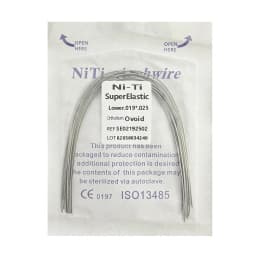 5Pack AG Dental Arch Wires Orthodontic Super Elastic NITI Round Rectangle Archwire Lower/Upper 012/014/016/018/020/16x16/16x22