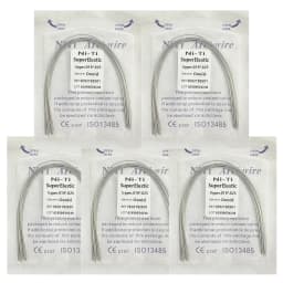 5Pack AG Dental Arch Wires Orthodontic Super Elastic NITI Round Rectangle Archwire Lower/Upper 012/014/016/018/020/16x16/16x22