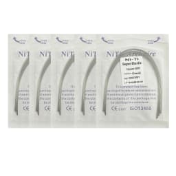 5Pack AG Dental Arch Wires Orthodontic Super Elastic NITI Round Rectangle Archwire Lower/Upper 012/014/016/018/020/16x16/16x22