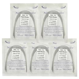 5Pack AG Dental Arch Wires Orthodontic Super Elastic NITI Round Rectangle Archwire Lower/Upper 012/014/016/018/020/16x16/16x22