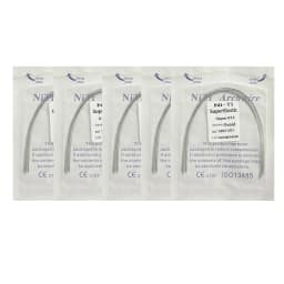 5Pack AG Dental Arch Wires Orthodontic Super Elastic NITI Round Rectangle Archwire Lower/Upper 012/014/016/018/020/16x16/16x22