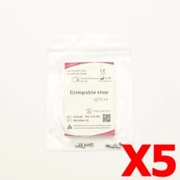 5Pack AG Dental Arch Wires Orthodontic Super Elastic NITI Round Rectangle Archwire Lower/Upper 012/014/016/018/020/16x16/16x22
