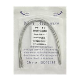 5Pack AG Dental Arch Wires Orthodontic Super Elastic NITI Round Rectangle Archwire Lower/Upper 012/014/016/018/020/16x16/16x22