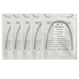 5Pack AG Dental Arch Wires Orthodontic Super Elastic NITI Round Rectangle Archwire Lower/Upper 012/014/016/018/020/16x16/16x22