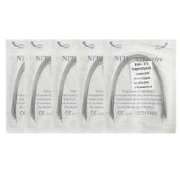 5Pack AG Dental Arch Wires Orthodontic Super Elastic NITI Round Rectangle Archwire Lower/Upper 012/014/016/018/020/16x16/16x22