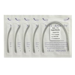 5Pack AG Dental Arch Wires Orthodontic Super Elastic NITI Round Rectangle Archwire Lower/Upper 012/014/016/018/020/16x16/16x22