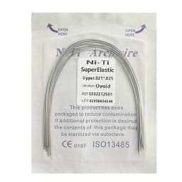 5Pack AG Dental Arch Wires Orthodontic Super Elastic NITI Round Rectangle Archwire Lower/Upper 012/014/016/018/020/16x16/16x22
