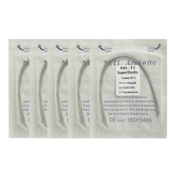 5Pack AG Dental Arch Wires Orthodontic Super Elastic NITI Round Rectangle Archwire Lower/Upper 012/014/016/018/020/16x16/16x22