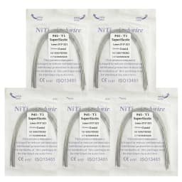 5Pack AG Dental Arch Wires Orthodontic Super Elastic NITI Round Rectangle Archwire Lower/Upper 012/014/016/018/020/16x16/16x22
