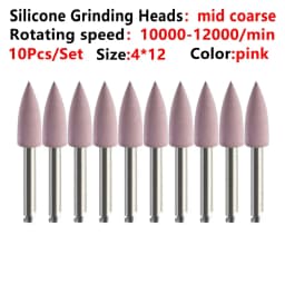 AG 10pcs/Box Disposable Dental Polisher Nylon Bristle Brush Polishing Polisher Cup Teeth Whitening Prophy Brushes Dentist Tools