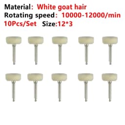 AG 10pcs/Box Disposable Dental Polisher Nylon Bristle Brush Polishing Polisher Cup Teeth Whitening Prophy Brushes Dentist Tools