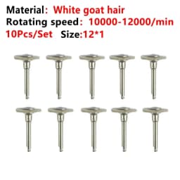 AG 10pcs/Box Disposable Dental Polisher Nylon Bristle Brush Polishing Polisher Cup Teeth Whitening Prophy Brushes Dentist Tools