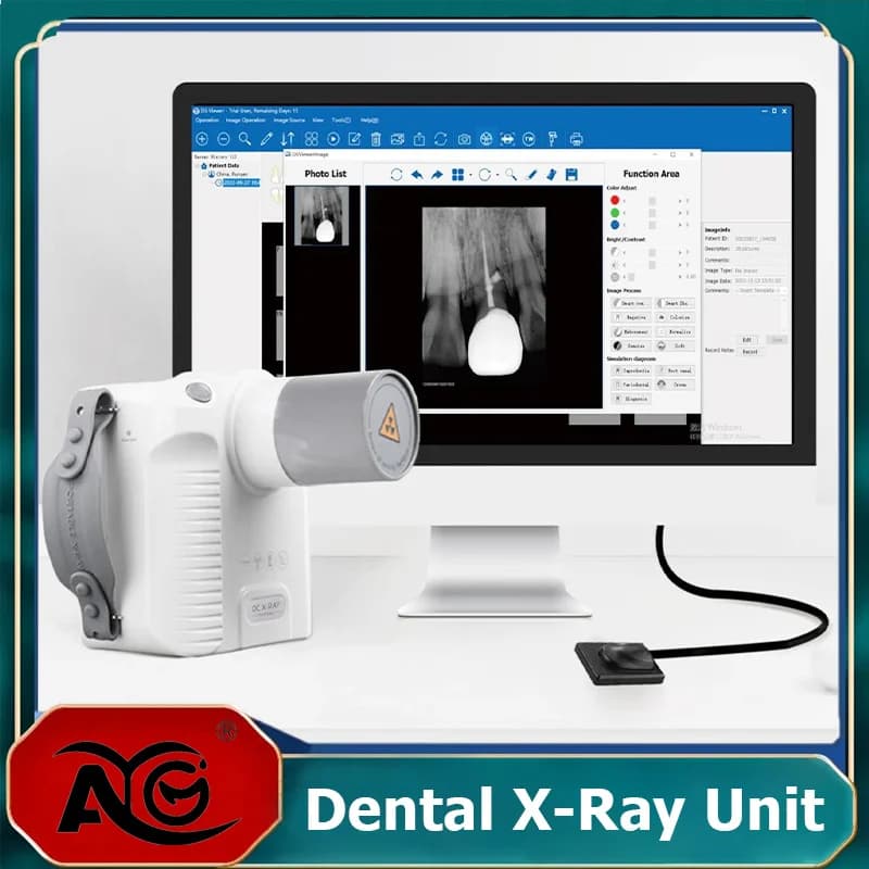 AG Dental Hyperlight X-Ray Unit Digital Portable X Ray Image Rvg Sensor Machine System Rx Camera