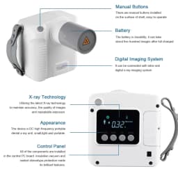 AG Dental Hyperlight X-Ray Unit Digital Portable X Ray Image Rvg Sensor Machine System Rx Camera