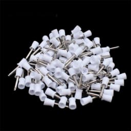 100PCS/Box Dentistry Polishing Cup Latch Type Rubber Tooth Polishing Brush Prophy Cup for Low Speed Handpiece Oral Hygiene