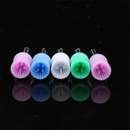 100PCS/Box Dentistry Polishing Cup Latch Type Rubber Tooth Polishing Brush Prophy Cup for Low Speed Handpiece Oral Hygiene