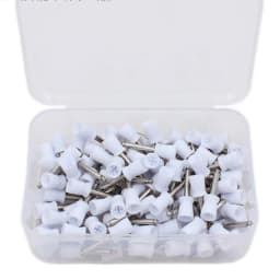 100PCS/Box Dentistry Polishing Cup Latch Type Rubber Tooth Polishing Brush Prophy Cup for Low Speed Handpiece Oral Hygiene
