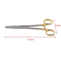 Dental Needle Holder Pliers with TC Head 12.5cm Length German Reusable Stainless Steel Orthodontic Forceps Surgical Instrument