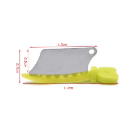 40PCS Dental Wedge Knife Prime Teeth Interproximal Plastic Wedge Guard With Stainless Steel Matrix Dentistry Matrices