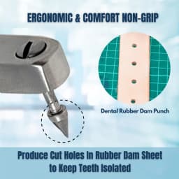 AG Dentistry Dam Hole Punch Pliers For Dentist Clinic Perforator Rubber Orthodontic Dental Tools