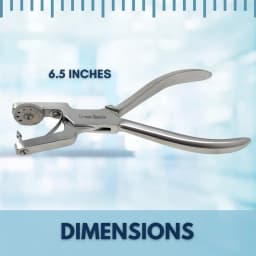 AG Dentistry Dam Hole Punch Pliers For Dentist Clinic Perforator Rubber Orthodontic Dental Tools