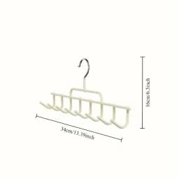 1pc New Hat Rack Instagram-Style Cap Organizer with Hanging Hooks, Fits 8 Tall Caps for Dorm Closet Wall Mounted Baseball