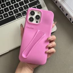 For iPhone 16 12 13 14 15 11 Pro Max Plus 17 Fashion Rhode Phone Case Gray Toast Espresso Ribbon Lip Gloss Holder Silicone Cover