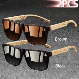 Fashion Vintage Square Square Frame Sunglasses Men Women Fishing Driving Man Luxury Brand Designer Sun Glasses  Eyewear