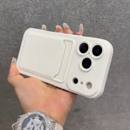 Luxury Soft Silicone Wallet Case For iPhone 17 Air 16E 15 14 Plus 13 12 Mini 11 Pro Max XR XS Shockproof Card Holder Slot Cover