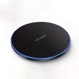 15W Desktop LED Wireless Charger Pad Phone Holder For iPhone 17 16 15 14 13 Pro Max Samsung Xiaomi Induction Fast Charging Stand