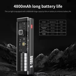 TOSUOD Bicycle Front Light 1500 Lumens 4800mAh Bike Light Splash Resistant Water USB Charging Cycling Lamp Accessories