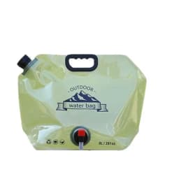 Portable Water Storage Bag Folding Outdoor Sports Camping Large-capacity Mountain Climbing Faucet Plastic Water Bag