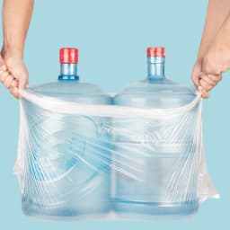 100PCS/300PCS Large Waste Garbage Bag Black Transparent Thickened Garbage Bags Outdoor Restauran Kitchen Disposable Trash Bags