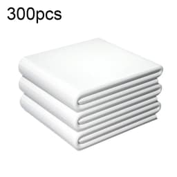 100PCS/300PCS Large Waste Garbage Bag Black Transparent Thickened Garbage Bags Outdoor Restauran Kitchen Disposable Trash Bags