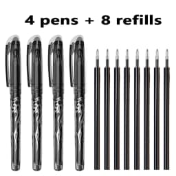 Color Erasable Gel Pens 0.7mm Multi-color Refill Pen for Drawing Writing Gel Ink Rollerball Pen School Stationery Supply