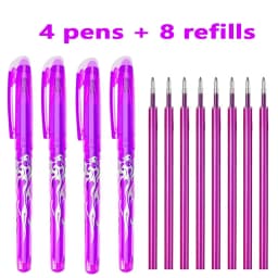 Color Erasable Gel Pens 0.7mm Multi-color Refill Pen for Drawing Writing Gel Ink Rollerball Pen School Stationery Supply