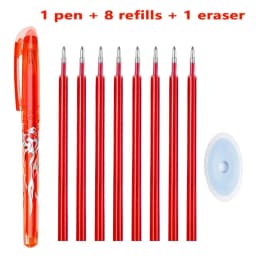 Color Erasable Gel Pens 0.7mm Multi-color Refill Pen for Drawing Writing Gel Ink Rollerball Pen School Stationery Supply