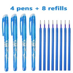 Color Erasable Gel Pens 0.7mm Multi-color Refill Pen for Drawing Writing Gel Ink Rollerball Pen School Stationery Supply