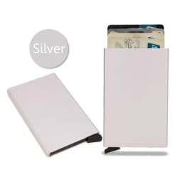 Smart Wallet Card Holder Metal Thin Slim Men Women Wallets Pop Up Minimalist Wallet Small Black Purse Vallet Walets for Men
