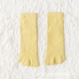 Women Girls Thick Five Finger Socks Winter Warm Colorful Coral Fleece Fluffy Toe Socks Soft Cozy Hosiery Female Floor Slippers