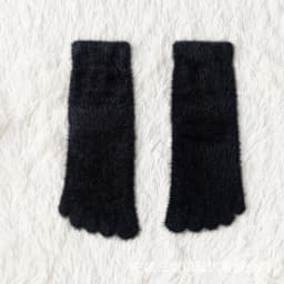 Women Girls Thick Five Finger Socks Winter Warm Colorful Coral Fleece Fluffy Toe Socks Soft Cozy Hosiery Female Floor Slippers