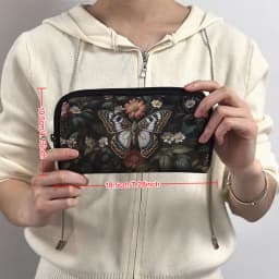 Cute Bee Dragonfly Moth Butterfly Wallet Fantasy Honey Bee Flowers Money Bags ID Credit Card Holder Insects Long Clutch Pouch