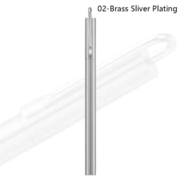 Business Ballpoint Pen Durable Students Gift Brass Gel Pen with Blue/Black Ink Refill Fountain Pen School Office Supplies