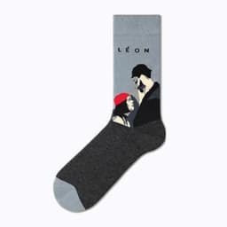 Van Gogh Series Socks Famous Painting European and American Style Cartoon Men and Women in Tube Cartoon Cotton Socks