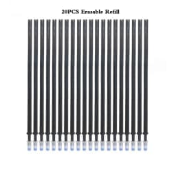 0.5mm Erasable Pen Set Blue Black Ink Gel Pen Erasable Refill Rod Washable Handle School&Office Writing Stationery Gel Ink Pen
