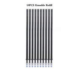 0.5mm Erasable Pen Set Blue Black Ink Gel Pen Erasable Refill Rod Washable Handle School&Office Writing Stationery Gel Ink Pen