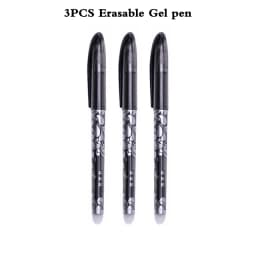 0.5mm Erasable Pen Set Blue Black Ink Gel Pen Erasable Refill Rod Washable Handle School&Office Writing Stationery Gel Ink Pen